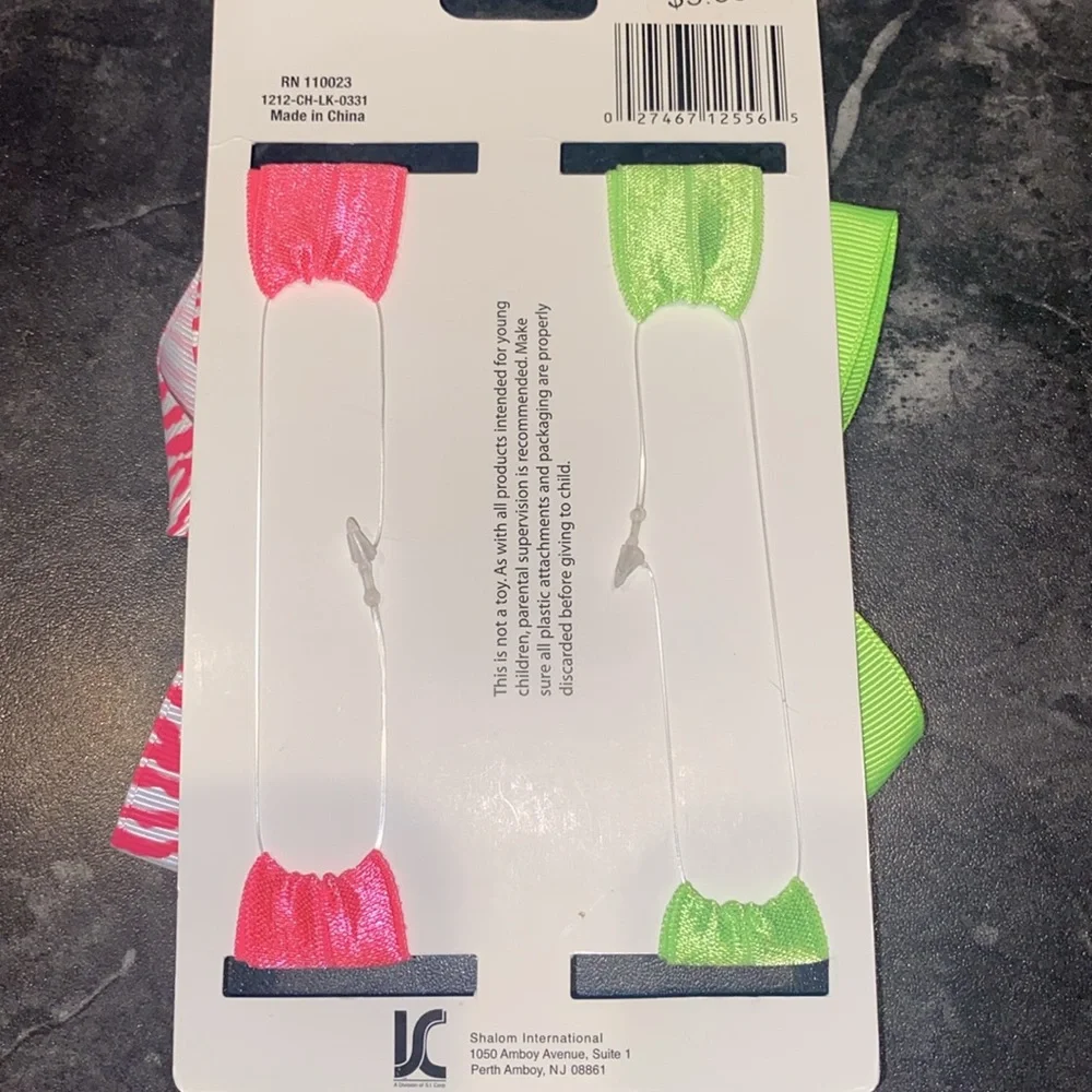 2 Piece So’Dorable Neon Bow Head Bands